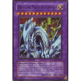 YuGiOh Ultimate Edition 2 Promo Single Card Ultra Rare Dragon Master Knight UE02 EN001 Toys & Games