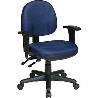 Office Star WorkSmart™ Polyester Ergonomic Managers Chairs with Adjustable Arms