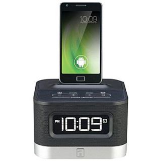iHome iC50B Universal Charging FM Stereo Alarm Clock Radio For Android™ Smartphones