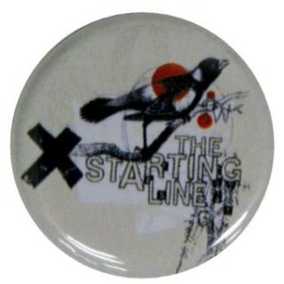 The Starting Line   Unisex adult Starting Line   Branch Button White Clothing