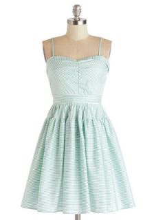 Take a Spin Dress in Green  Mod Retro Vintage Dresses