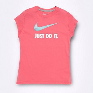 Nike Nike girls pink Just Do It. t shirt
