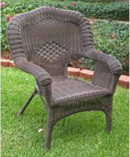 Madison Wicker Resin Patio Chair   Wicker Chairs & Seating