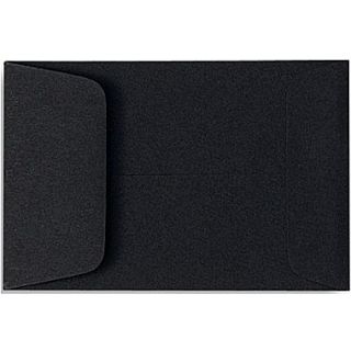 LUX 2 1/4 x 3 1/2 #1 Open End Coin Envelopes, Midnight Black, 50/Pack