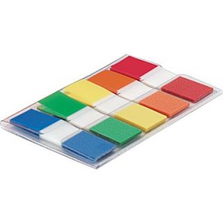 Post it 1/2 Assorted Flags, 100 Flags/Pack