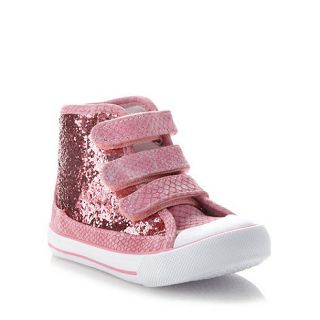 bluezoo Girls pink sequin boots