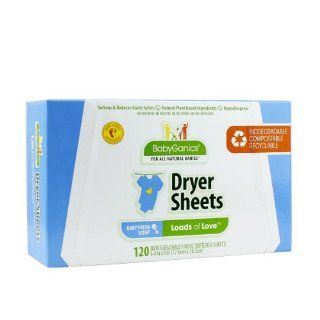 Babyganics Dryer Sheets, 120 count, Packaging May Vary Health & Personal Care