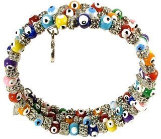 Multicolor Evil Eye Bracelet   Charm Bracelets