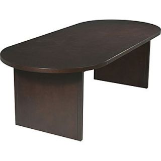 Office Star 8 Oval Wood Veneer Conference Table, Mahogany  Make More Happen at