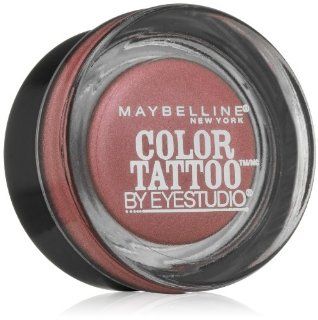 Maybelline New York Eye Studio Color Tattoo Metal 24 Hour Cream Gel Eyeshadow, Inked In Pink, 0.14 Ounce  Eye Shadows  Beauty