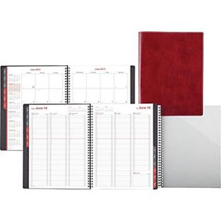 2014 Day Timer Fashion Weekly/Monthly Appointment Book, 8” x 11”, Red  Make More Happen at