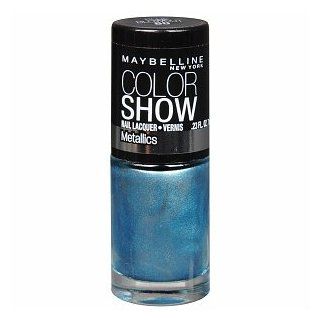 Maybelline Color Show Nail Lacquer   Blue Blowout   0.23 oz  Nail Polish  Beauty