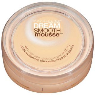 Maybelline New York Dream Smooth Mousse Foundation, Classic Ivory, 0.49 Ounce  Foundation Makeup  Beauty