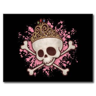 Pirate Princess  tiara Post Card