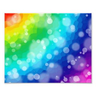 Bokeh Rainbow Pattern Photo