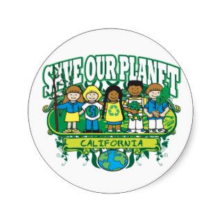 Earth Kids California Sticker