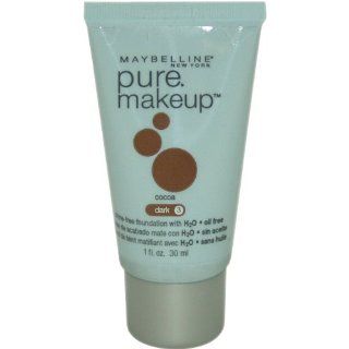 Maybelline Pure Makeup, Cocoa Dark 3, 1 Ounce  Cocoa Foundation  Beauty