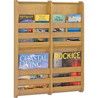 Safco 4623 Magazine Wall Rack With 4 Pockets, Natural  Make More Happen at