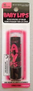 Maybelline New York Baby Lips Balm Electro, Strike A Rose, 0.15 Ounce  Lip Balms And Moisturizers  Beauty