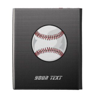 Carbon Fiber look Baseball iPad Folio Cover