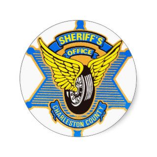Charleston County Sheriff's Office Round Stickers