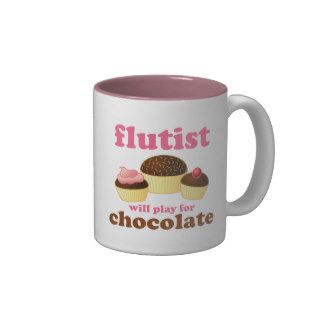 Funny Chocolate Flute Coffee Mug