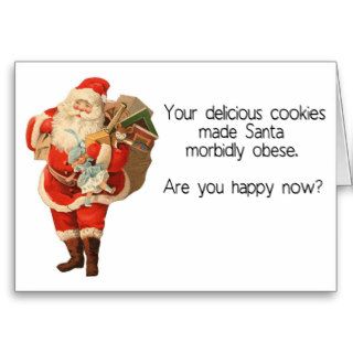 Hilarious Santa Christmas Card