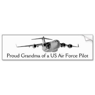 c17, Proud Grandma of a US Air Force Pilot Bumper Sticker