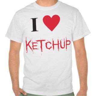 I coils ketchup tee shirts