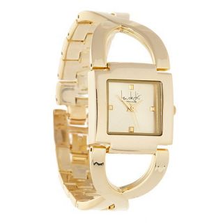 Principles by Ben de Lisi Designer ladies gold cross over bracelet watch