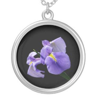 Iris Flower Necklace