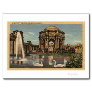 View of the Palace of Fine Arts Post Card