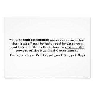 United States v. Cruikshank, 92 U.S. 542 (1875) Invitations