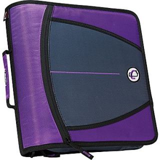 Case•it D 146 Purple 3 Zipper Binder with Tab File  Make More Happen at