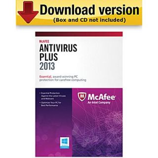 McAfee Anti Virus Plus 2013 for Windows  Make More Happen at