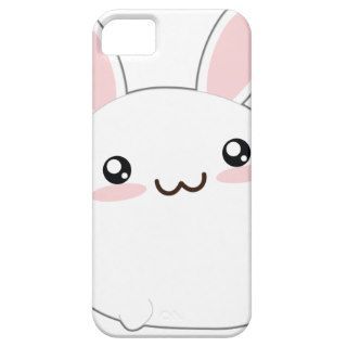 Cute Fat Bunny   Rabbit Adorable Fluffy iPhone 5 Case
