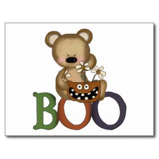 Halloween Boo Bear Postcards