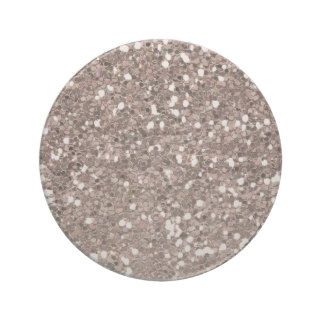 MERRY SILVER GLITTER SPARKLES SHINY PARTY TEXTURES DRINK COASTERS
