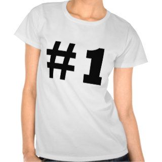 number 1 t shirt