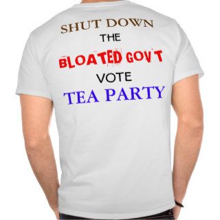 Tea Party Message Shirt