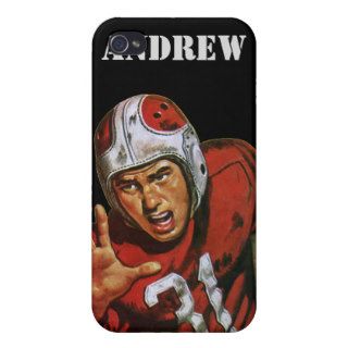 Vintage Sports, Football Player, Running Back 31 Cover For iPhone 4