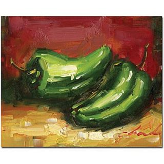 Trademark Global Jalapeno Peppers Canvas Art, 35 x 47  Make More Happen at