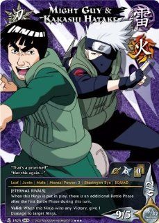 Might Guy & Kakashi Hatake [Eternal Rivals] Super Rare N 1525 Naruto Shippuden Collectible Card Toys & Games