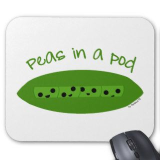 Peas in a Pod (PS by lil kolohe Jessica) Mousepad