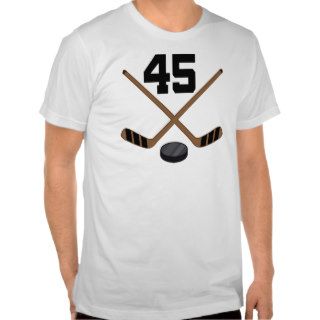 Ice Hockey Player Jersey Number 45 Gift Shirt