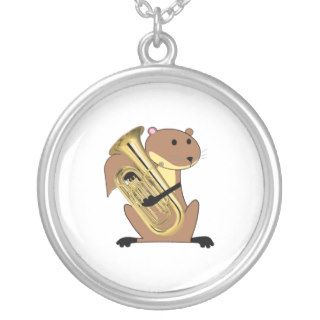 Squirrel Playing the Euphonium Jewelry