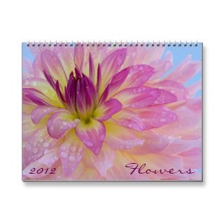 2012 Flowers Calender Wall Calendar