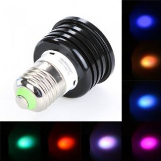 Isunroad E27 4W 220LM LED RGB Spotlight 2 Million Color Changing Voice Music Control High Power Energy Saving Light Bulb Lamp with IR Remote 110 240V   Led Household Light Bulbs  