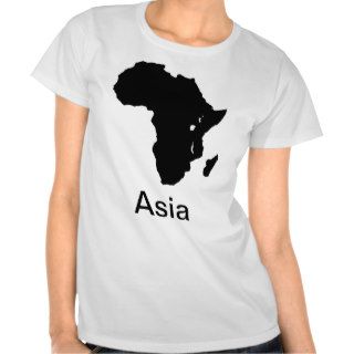 Africa Continental Asia T Shirt