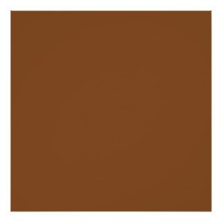 Toffee Brown Tan Solid Trend Color Background Poster